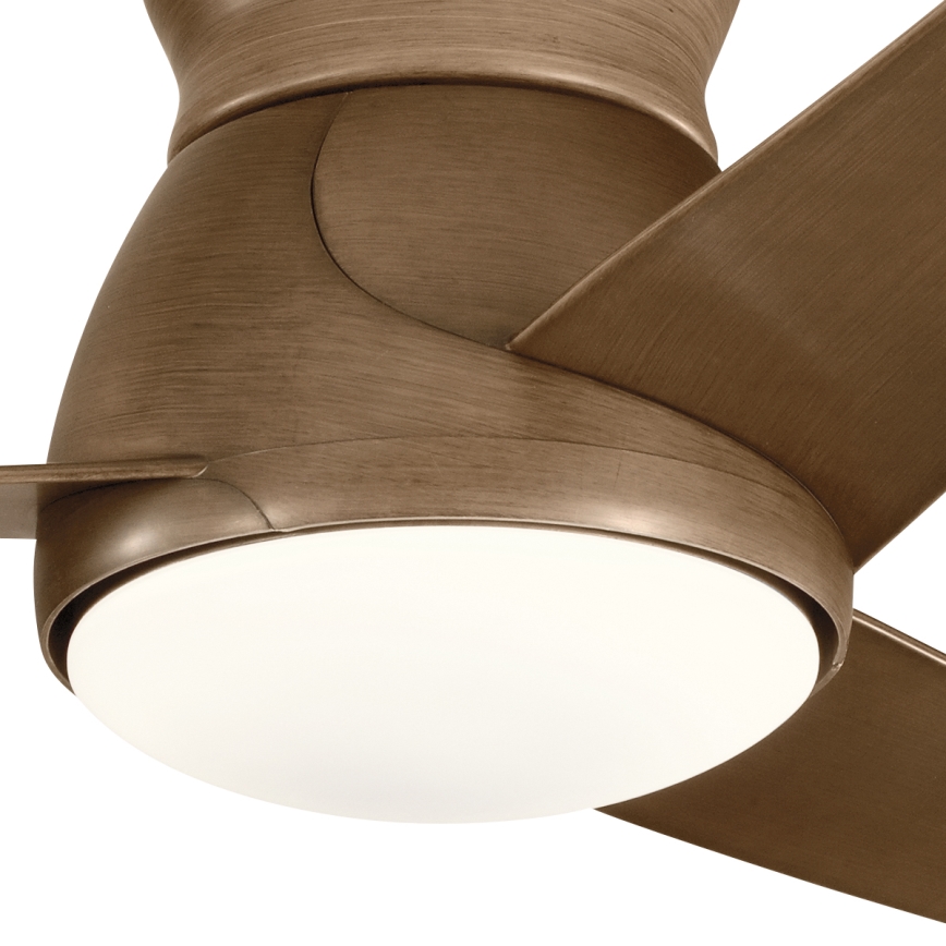 Kichler - LED Димируем таванен вентилатор ERIS LED/10W/230V бронзов IP44 + дистанционно управление