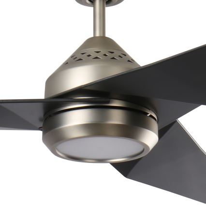Kichler - LED Димируем таванен вентилатор JADE LED/18W/230V черен + дистанционно управление