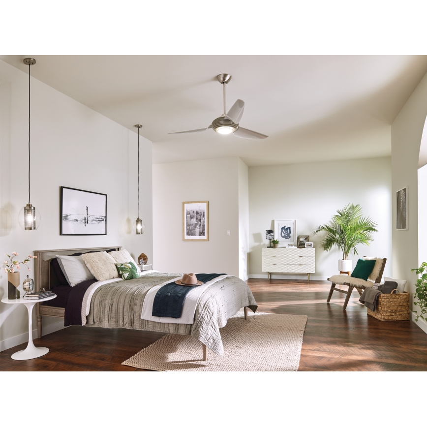 Kichler - LED Димируем таванен вентилатор VOYA LED/14W/230V + дистанционно управление