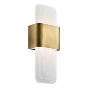 Kichler - LED Аплик SERENE LED/16W/230V месинг