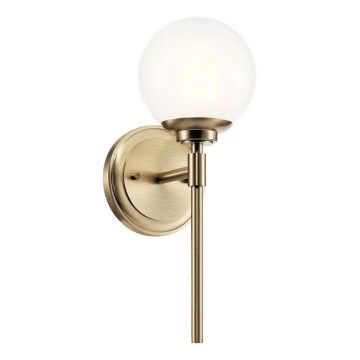 Kichler - LED Аплик за баня BENNO 1xG9/3W/230V IP44 месинг