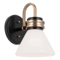 Kichler - LED Аплик за баня FARUM 1xG9/3W/230V IP44 черен/месинг