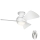 Kichler - LED Димируем таванен вентилатор SOLA LED/10W/230V IP23 бял + дистанционно управление