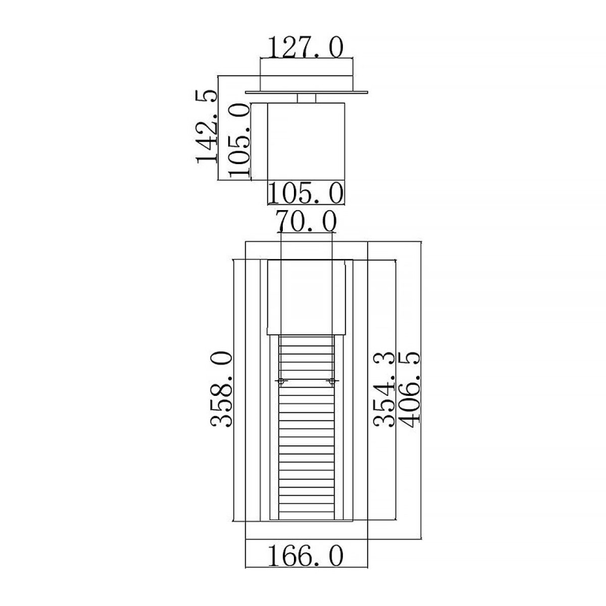 Kichler - LED Екстериорен аплик SOREL 1xGU10/7W/230V IP44 антрацит