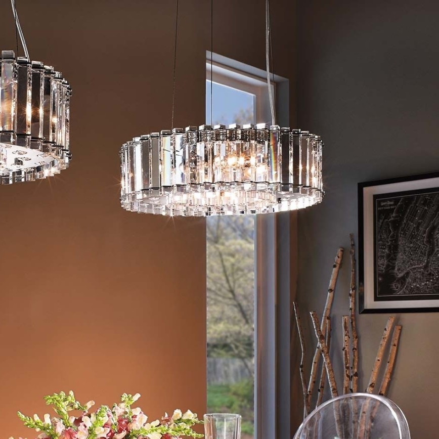 Kichler - LED Пендел за баня CRYSTAL SKYE 8xG9/3W/230V IP44