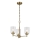 Kichler - Пендел WINSLOW 3xE27/60W/230V Ø 45,8 cm месинг