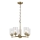 Kichler - Пендел WINSLOW 5xE27/60W/230V Ø 50,2 cm месинг