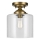 Kichler - Плафон WINSLOW 1xE27/60W/230V Ø 21,6 cm месинг