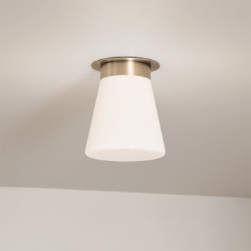 Kichler - Таванно осветително тяло ALBERS 1xE27/40W/230V Ø 21,6 см бронзово