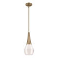 Kichler - Висящ полилей DEELA 1xE27/60W/230V Ø 17,8 cm месинг