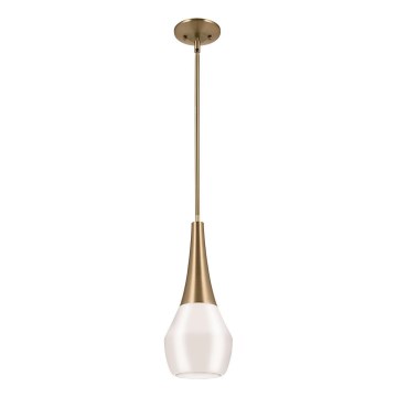 Kichler - Висящ полилей DEELA 1xE27/60W/230V Ø 17,8 cm месинг