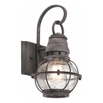 Kichler - Външен стенен осветител BRIDGE POINT 1xE27/60W/230V IP44 бронзов