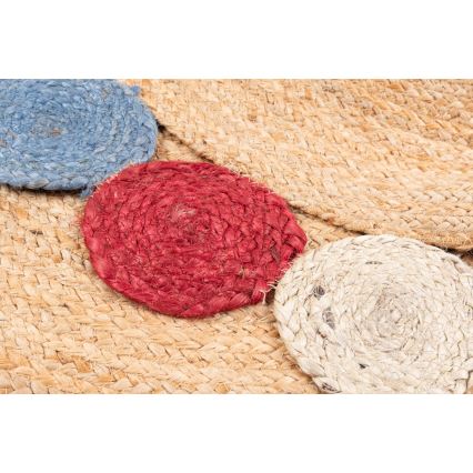 Kилим JUTA 120 см разноцветен/натурален