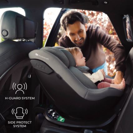 KINDERKRAFT - Автокресло I-GUARD i-Size 40-105 cm сиво