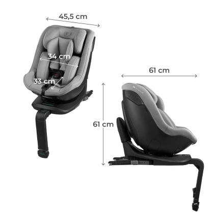 KINDERKRAFT - Автокресло I-GUARD i-Size 40-105 cm сиво