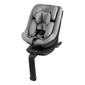 KINDERKRAFT - Автокресло с въртяща се база I-GUARD i-Size 40-105 cm сиво