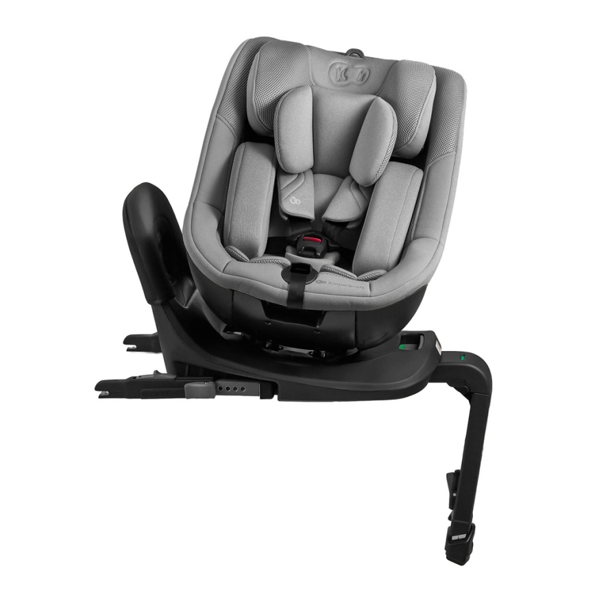 KINDERKRAFT - Автокресло с въртяща се база I-GUARD i-Size 40-105 cm сиво