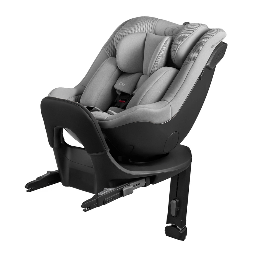 KINDERKRAFT - Автокресло с въртяща се база I-GUARD i-Size 40-105 cm сиво