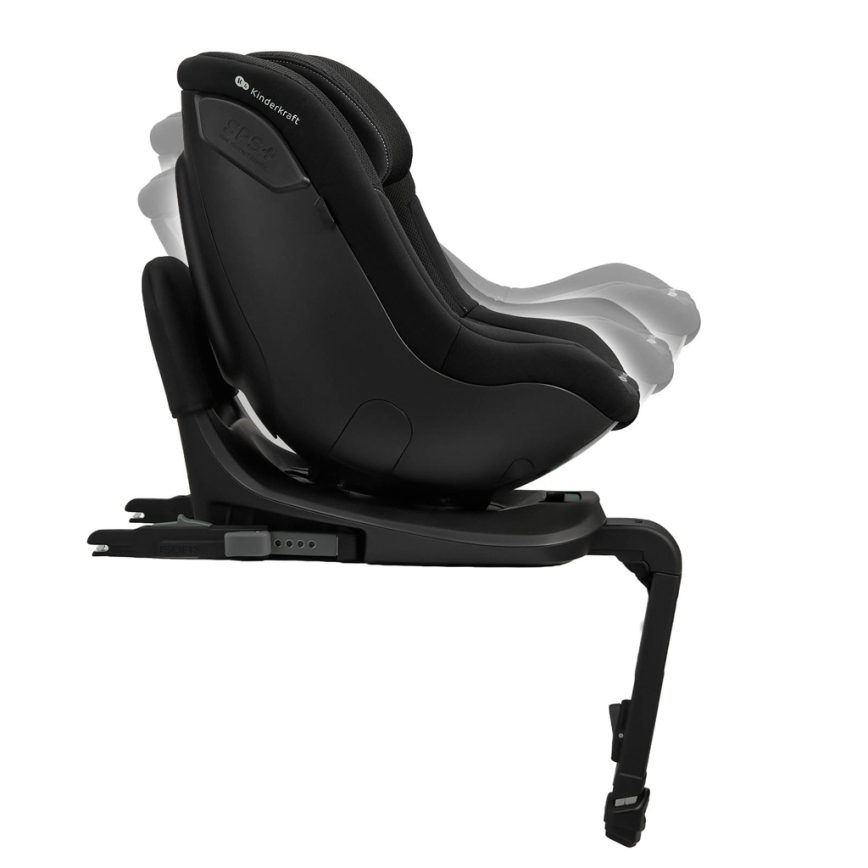 KINDERKRAFT - Автокресло с въртяща се база I-GUARD PRO i-Size 61-105 см черно