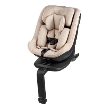 KINDERKRAFT - Автокресло с въртяща се основа I-GUARD i-Size 40-105 см бежово