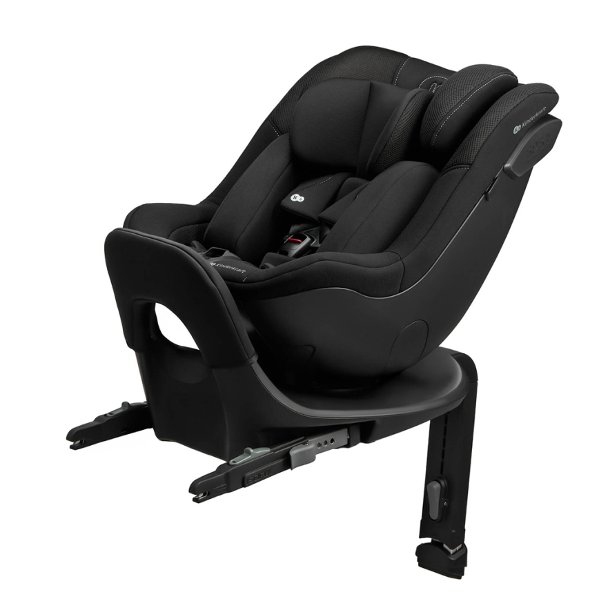 KINDERKRAFT - Автокресло с въртяща се основа I-GUARD i-Size 40-105 см черно