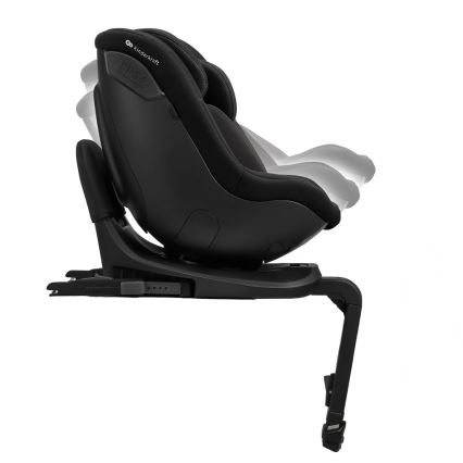 KINDERKRAFT - Автокресло с въртяща се основа I-GUARD i-Size 40-105 см черно