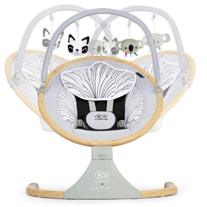 KINDERKRAFT - Бебешка вибрираща люлка с мелодия 2в1 LUMI