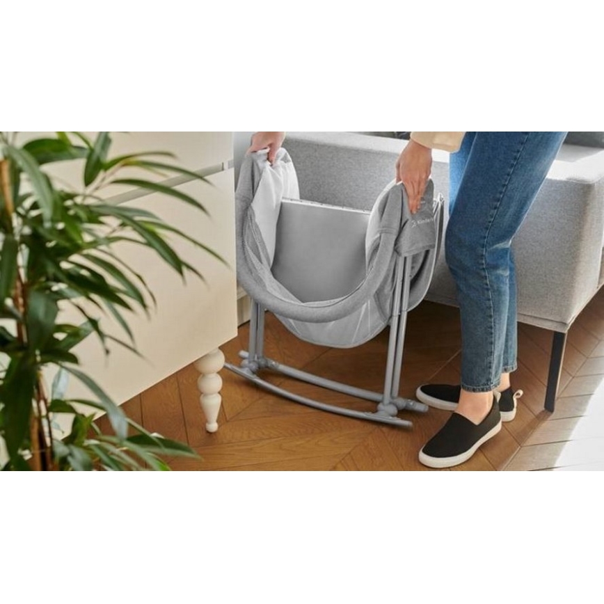 KINDERKRAFT - Бебешка кошара 3в1 LOVI сив