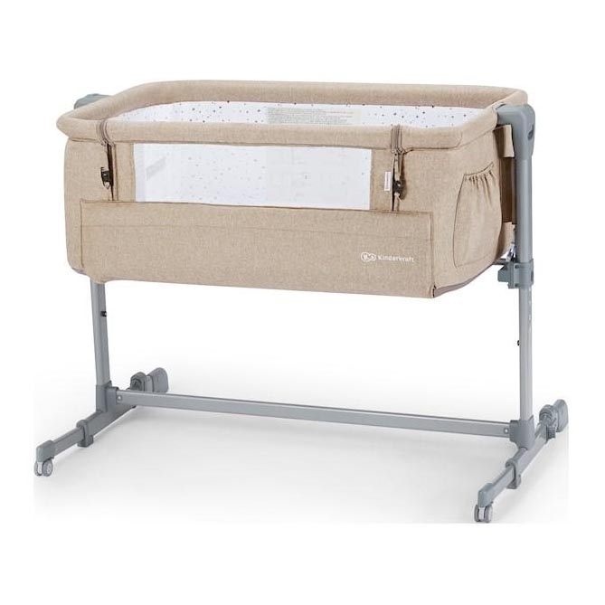 KINDERKRAFT - Бебешка кошарка NESTE бежова