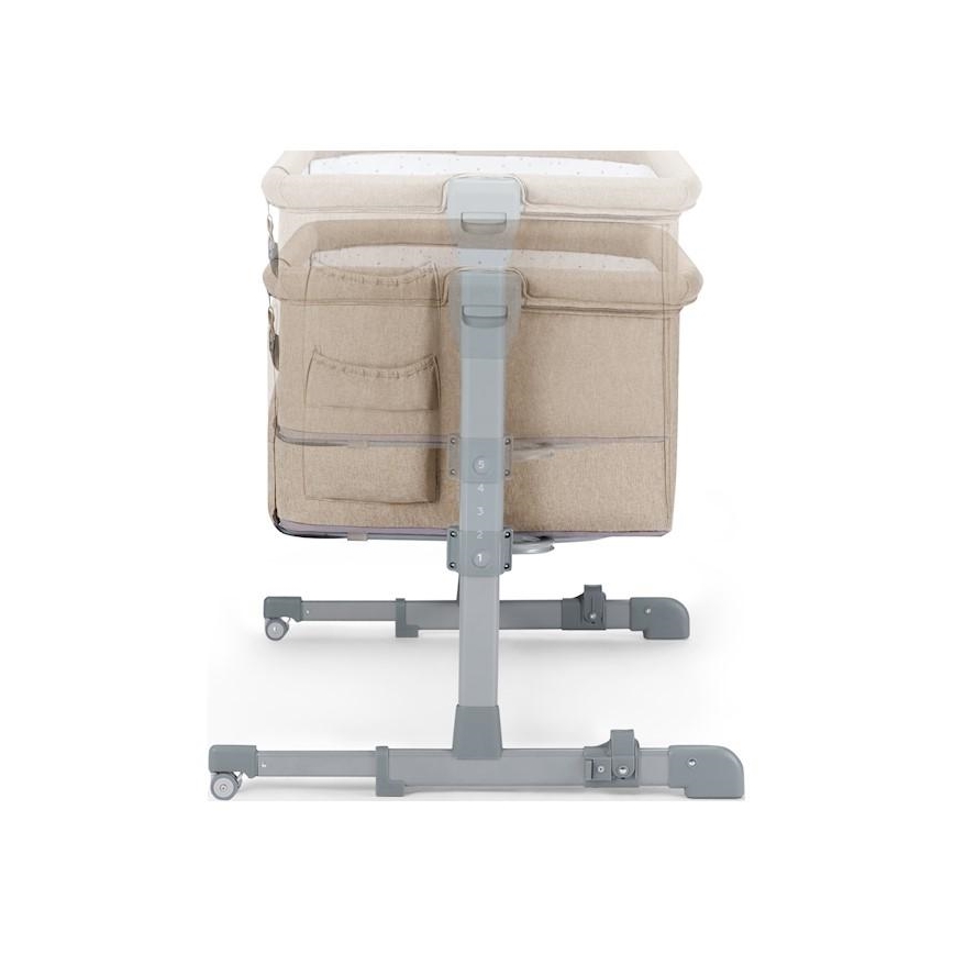 KINDERKRAFT - Бебешка кошарка NESTE бежова