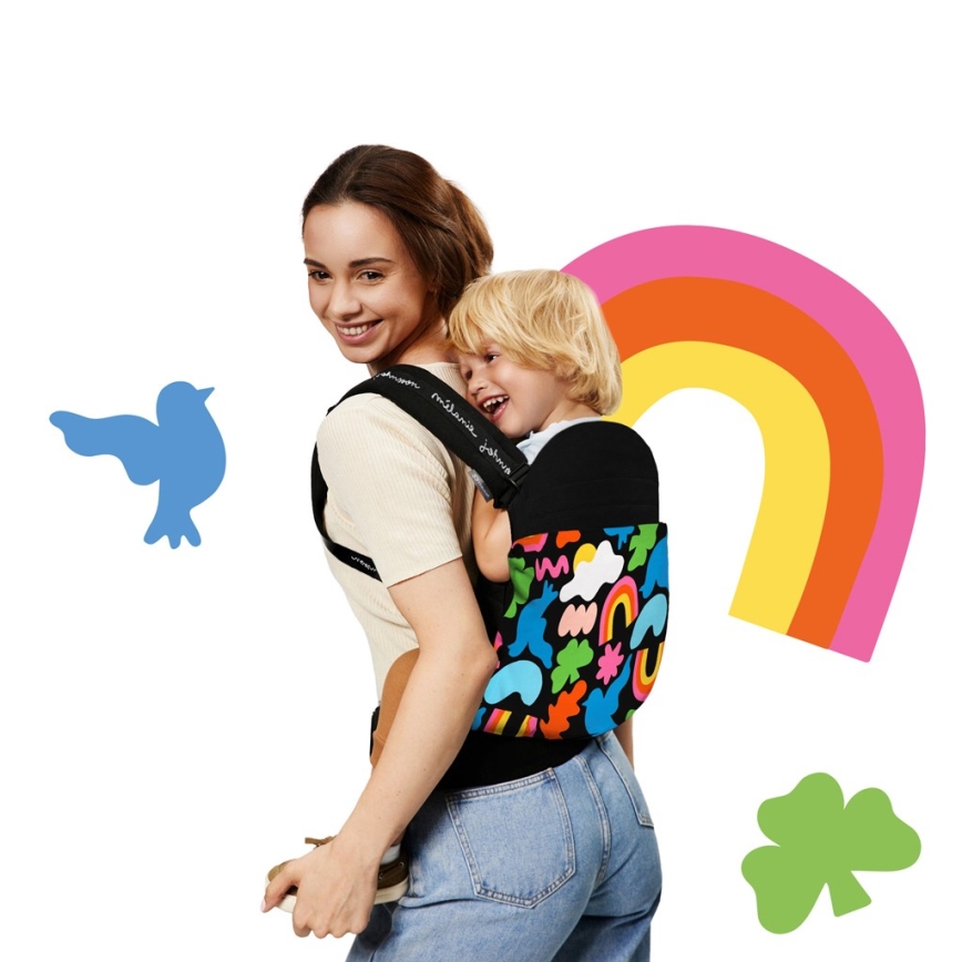 KINDERKRAFT - Бебешки кош HUGGY Happy shapes