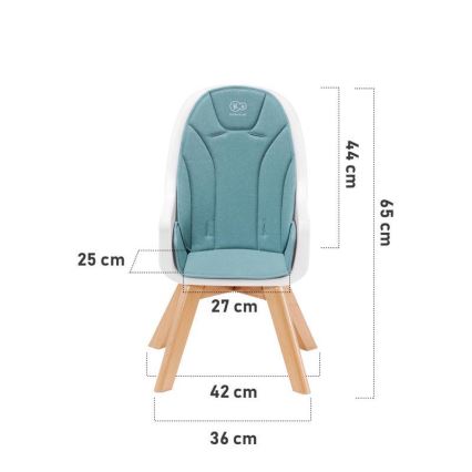 KINDERKRAFT - Бебешко столче за хранене 2в1 TIXI розово