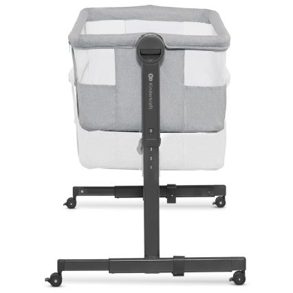 KINDERKRAFT - Бебешко креватче NESTE UP2 светлосиво