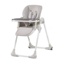 KINDERKRAFT - Бебешко столче за хранене YUMMY сиво