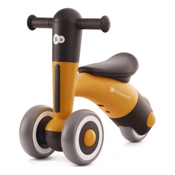 KINDERKRAFT - Беговел MINIBI Premium оранжево/сиво