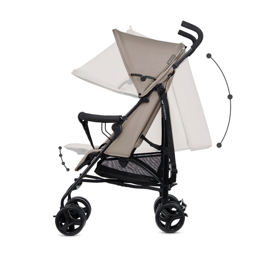 KINDERKRAFT - Бежова голф количка TIK