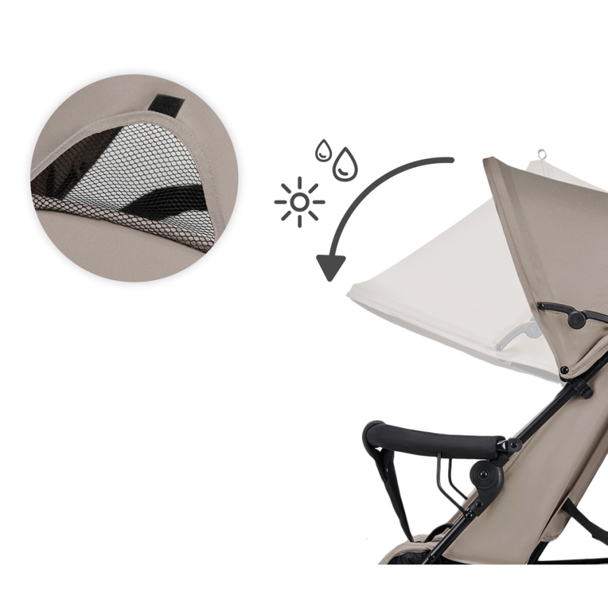 KINDERKRAFT - Бежова голф количка TIK