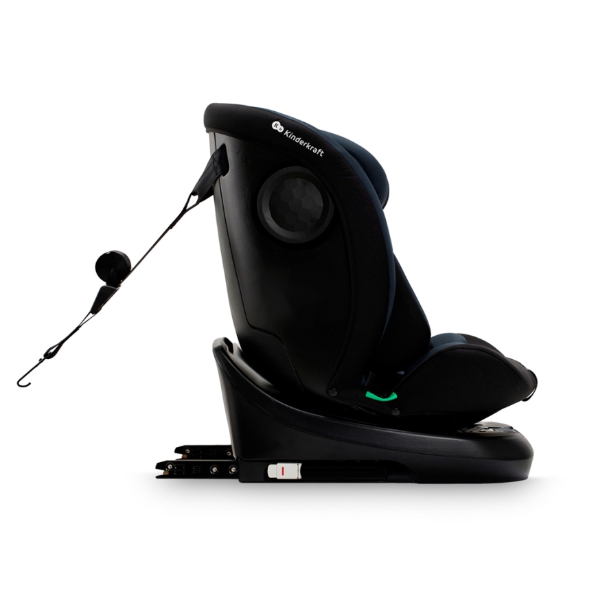 KINDERKRAFT - Детска автомобилна седалка I-GROW i-Size (40-150 см) черна
