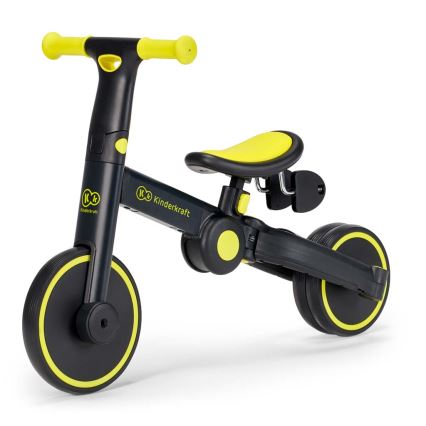 KINDERKRAFT - Детска триколка 3в1 4TRIKE жълто/черно