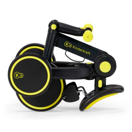 KINDERKRAFT - Детска триколка 3в1 4TRIKE жълто/черно