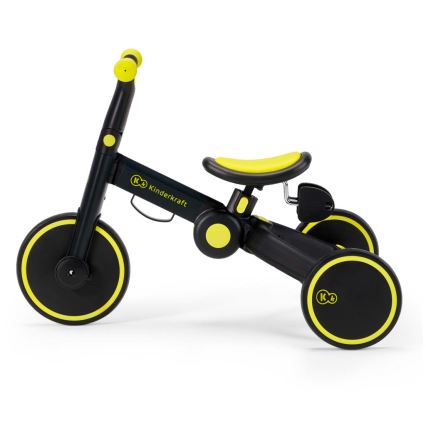 KINDERKRAFT - Детска триколка 3в1 4TRIKE жълто/черно