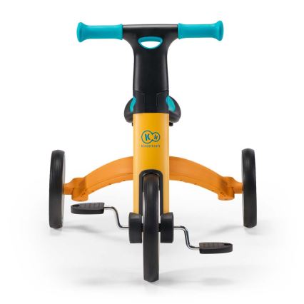 KINDERKRAFT - Детска триколка 3в1 4TRIKE жълто/тюркоазено