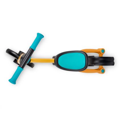 KINDERKRAFT - Детска триколка 3в1 4TRIKE жълто/тюркоазено