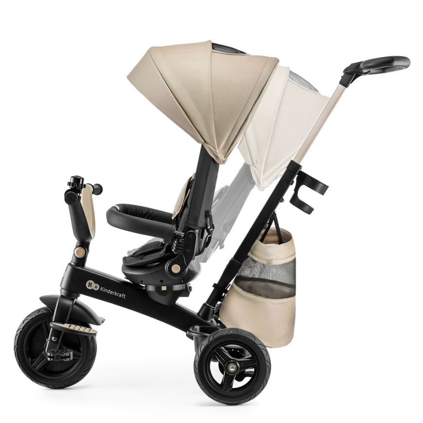 KINDERKRAFT - Детска триколка 5 в 1 EASYTWIST бежова