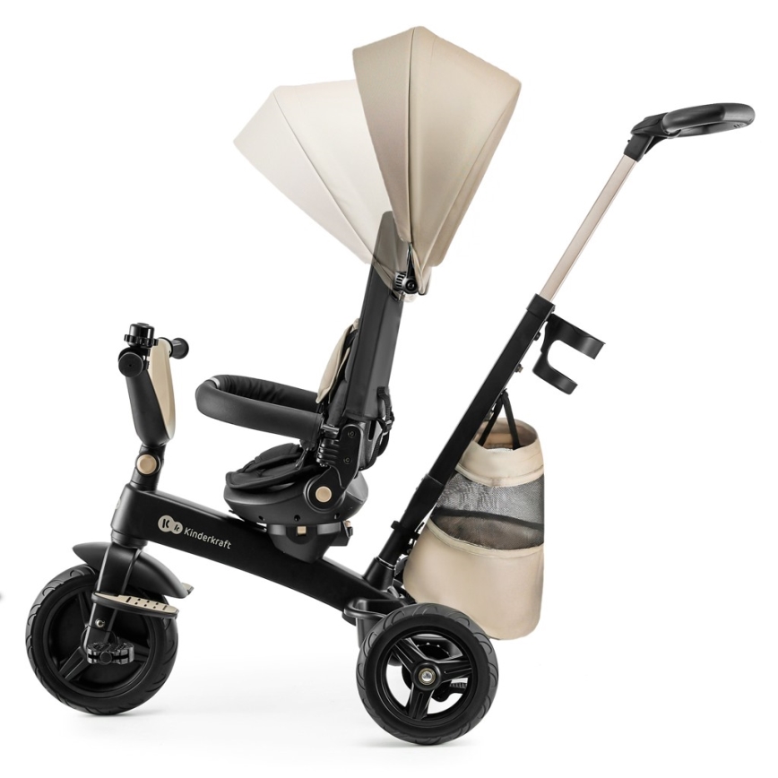 KINDERKRAFT - Детска триколка 5 в 1 EASYTWIST бежова