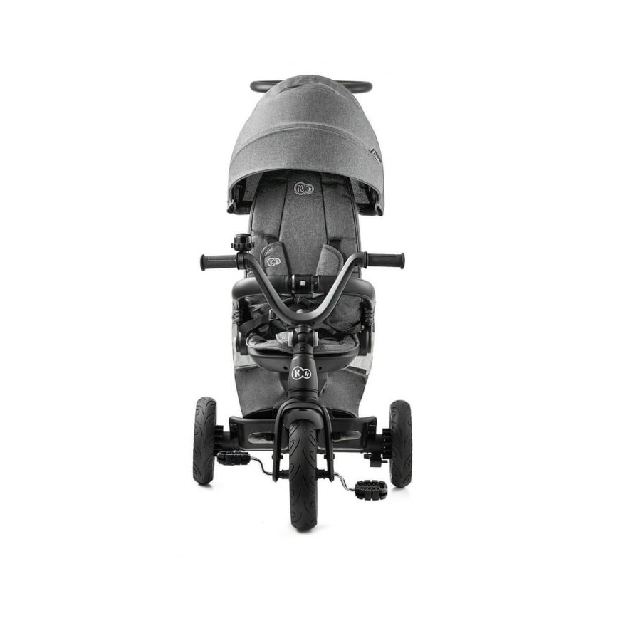 KINDERKRAFT - Детска триколка 5v1 EASYTWIST сива/черна