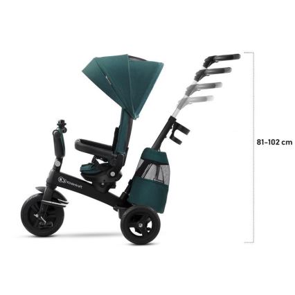 KINDERKRAFT - Детска триколка 5v1 EASYTWIST зелена/черна