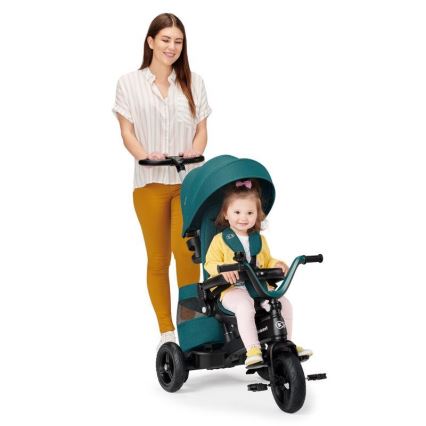 KINDERKRAFT - Детска триколка 5v1 EASYTWIST зелена/черна