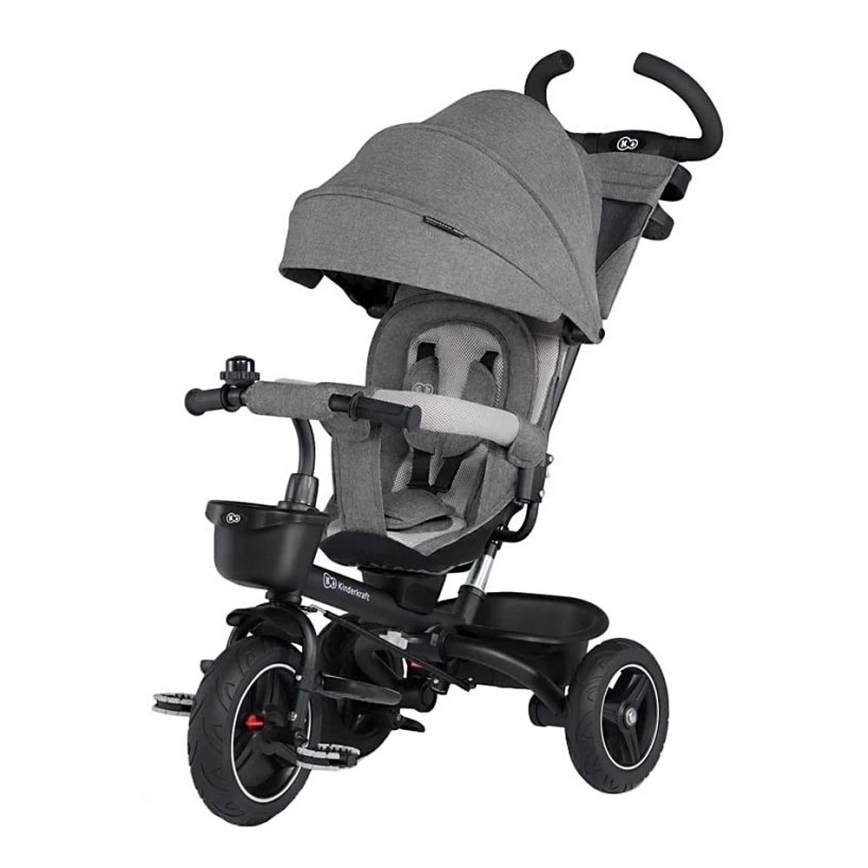 KINDERKRAFT - Детска триколка 5в1 SPINSTEP сива