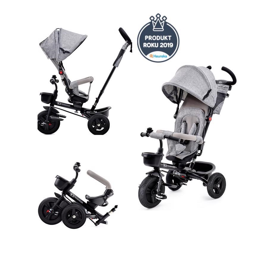 KINDERKRAFT - Детска триколка AVEO сива